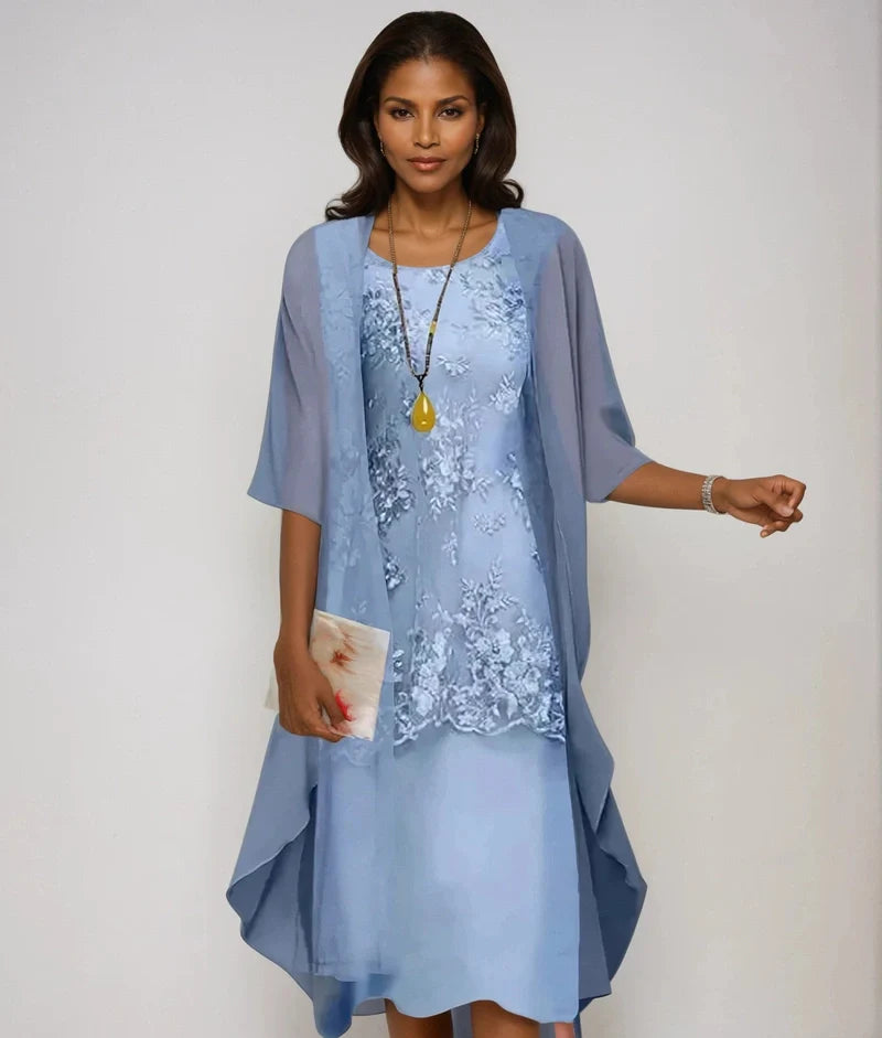 Mariana Slimming Luxe Chiffon Elegance Dress
